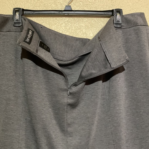 Lane Bryant Skirt Gray Size 24 Rayon Polyester Spandex Blend - Picture 8 of 12